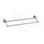 N#6(Nickel) Ikon Clasico Double Towel Rail 600/800Mm Brushed Nickel 800Mm Rails