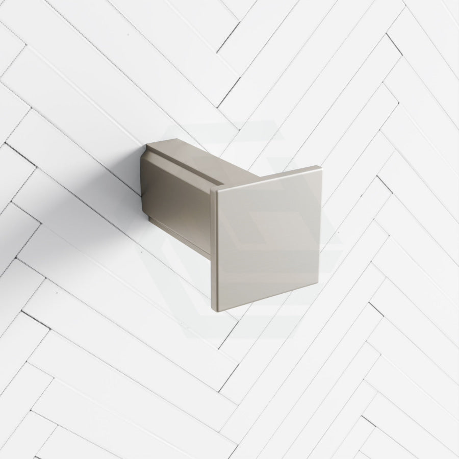 N#2(Nickel) Linkware Gabe Robe Hook Brushed Nickel Hooks