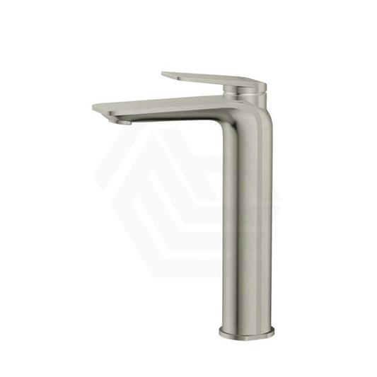 N#2(Nickel) Oliveri Paris Brass Brushed Nickel Tower Basin Mixer Tap For Vanity And Sink Tall Mixers