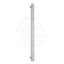 Thermogroup 900Mm Brushed Stainless Steel Flat Pill Vertical Single Heated Towel Rail Rails