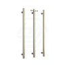 N#4(Nickel) Thermogroup 900Mm Brushed Nickel Straight Round Vertical Single Heated Towel Rail Rails