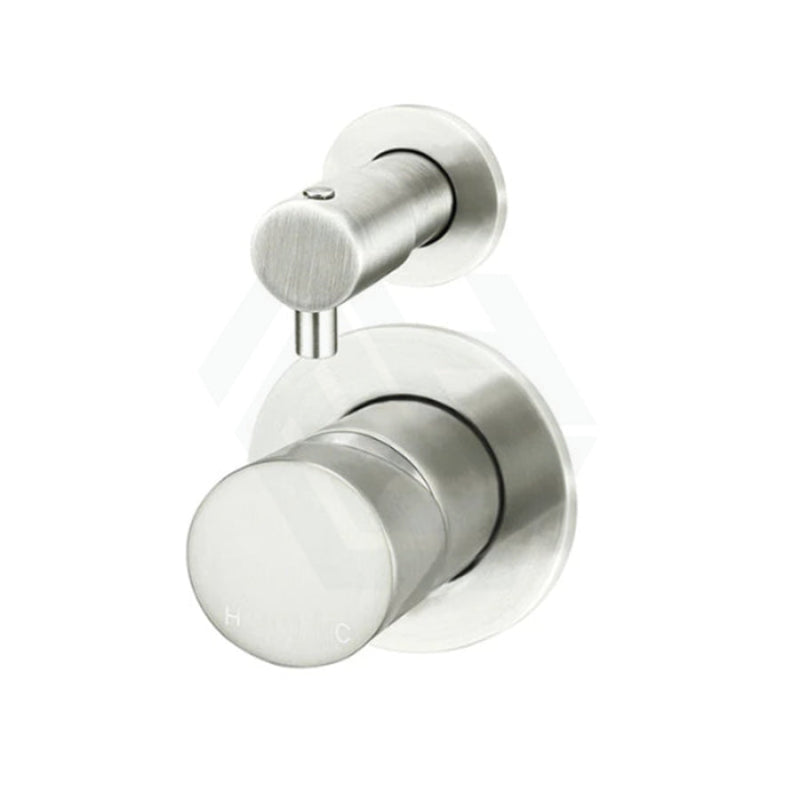 Meir Round Pinless Diverter Mixer Pvd Brushed Nickel Wall Mixers
