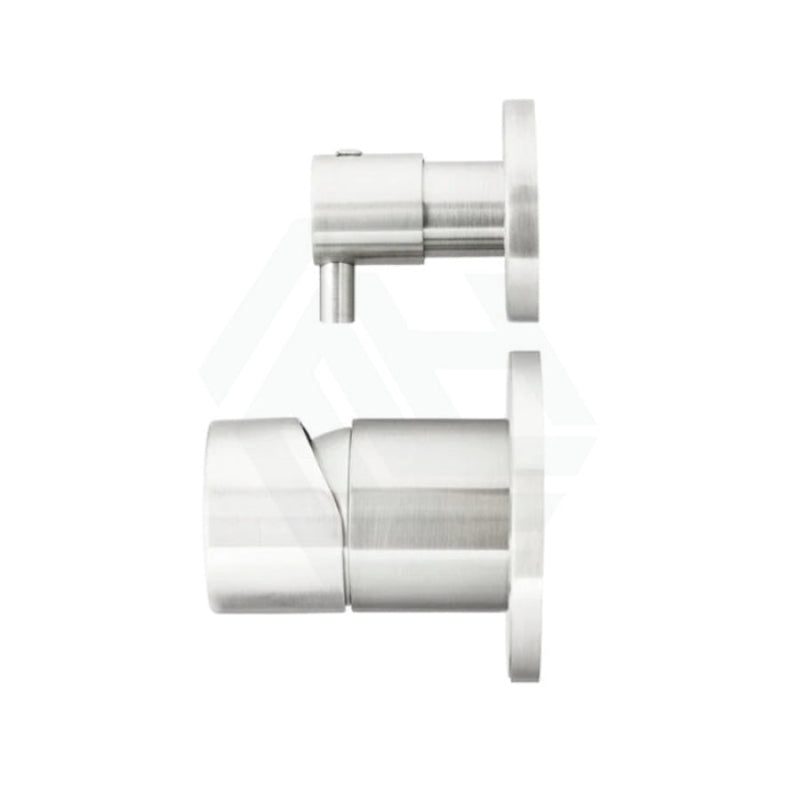 Meir Round Pinless Diverter Mixer Pvd Brushed Nickel Wall Mixers 