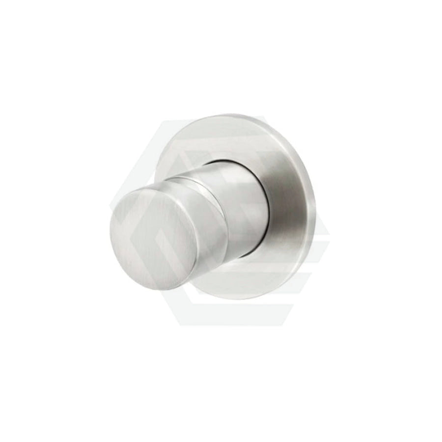 Meir Round Pinless Wall Mixer Polished Pvd Brushed Nickel Mixers