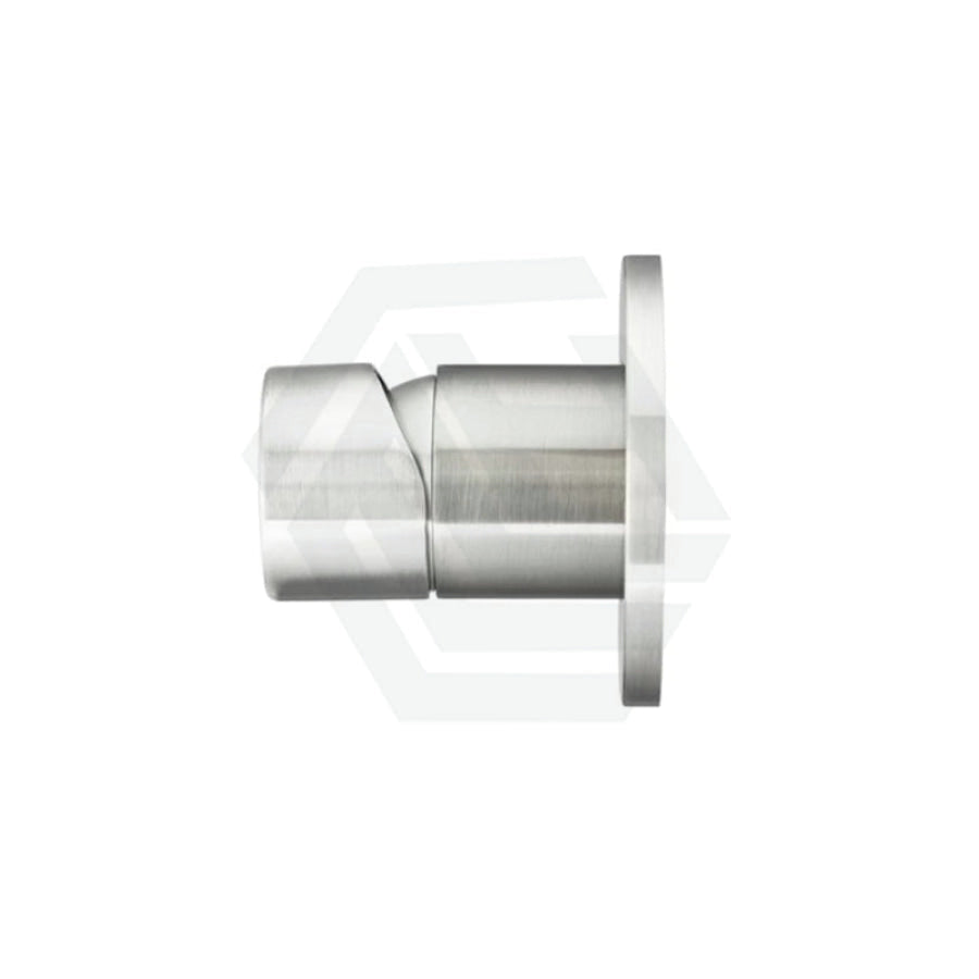 Meir Round Pinless Wall Mixer Polished Pvd Brushed Nickel Mixers
