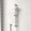 N#3(Nickel) Meir Round Three Function Hand Shower On Rail Column Pvd Brushed Nickel With Handheld