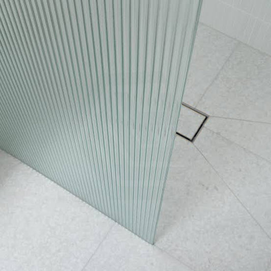 N#1(Nickel) From 800 To 1200X2000Mm Frameless Walk-In Shower Screen Single Fixed Panel Brushed