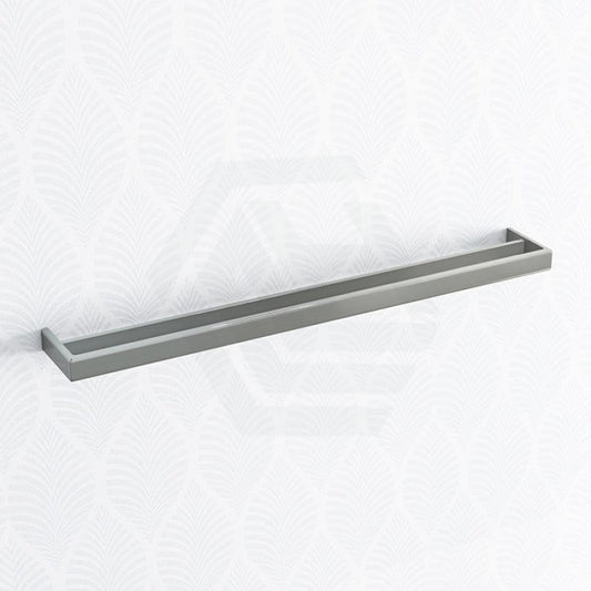 Norico Cavallo 600/800Mm Square Brushed Nickel Double Towel Rail Stainless Steel 304 800Mm Bathroom