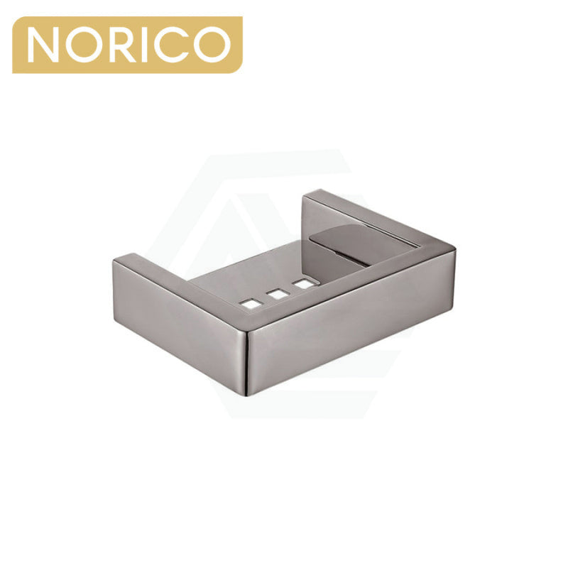 Soap Dish Holder Norico Square Stainless Steel Brushed Nickel
