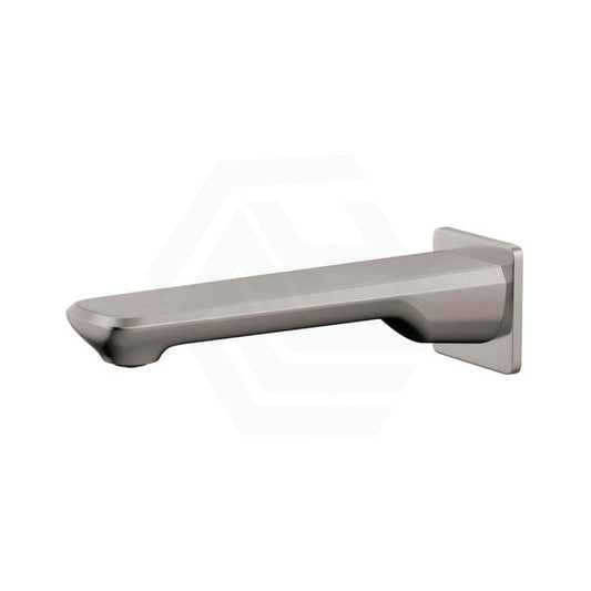 N#1(Nickel) Norico Esperia Brushed Nickel Solid Brass Wall Spout For Bathtub And Basin Spouts
