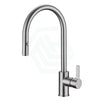 N#1(Nickel) Otus Brushed Nickel Dr Brass Round Mixer Tap With 360 Swivel And Pull Out For Kitchen