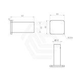 Linkware Gabe Robe Hook Brushed Nickel Hooks