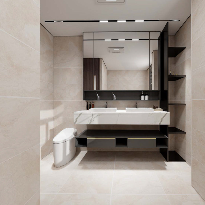 Noble Travertine Mid Beige Matt Stone Look 300/600mm Tile
