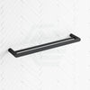 600/800Mm Black Double Towel Rail Stainless Steel 304 Wall Mounted Rails