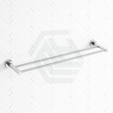 Euro Pin Lever Round Chrome Double Towel Rack Rail Cut To Size Rails