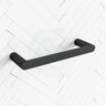 Norico Black Single Towel Holder 300Mm Solid Brass Wall Mounted Hand Holders