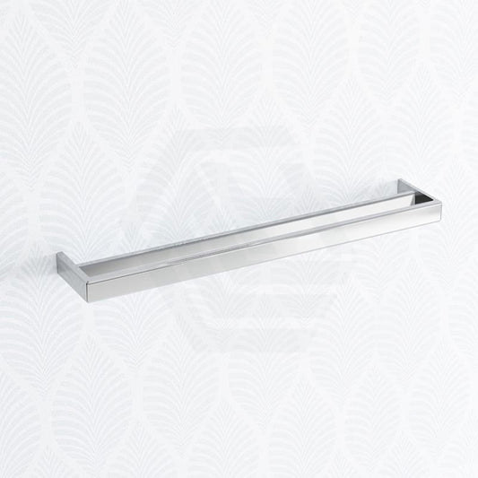 Norico Cavallo 600/800Mm Square Chrome Double Towel Rail Stainless Steel 304 Bathroom Products