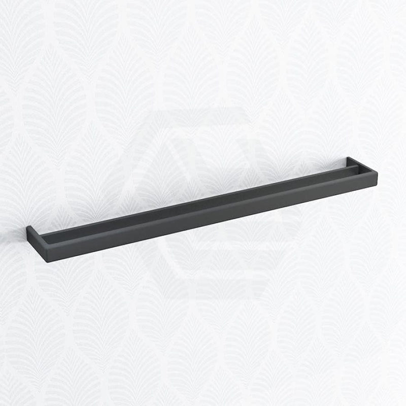 Norico Cavallo 600/800Mm Square Matt Black Double Towel Rail Stainless Steel 304 Bathroom Products