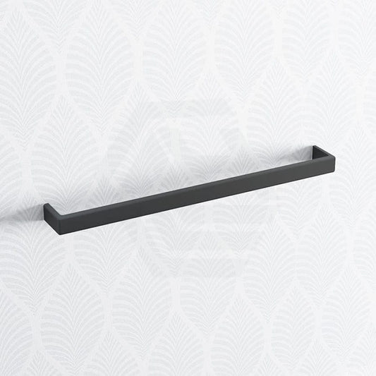 Norico Cavallo 600/800Mm Square Matt Black Single Towel Rail Stainless Steel 304 Bathroom Products