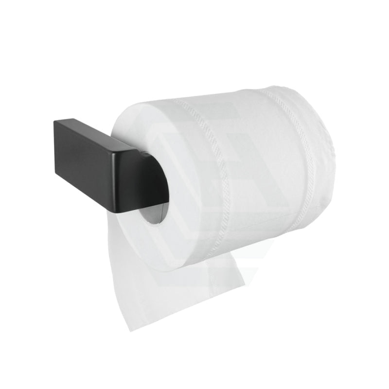 Norico Cavallo Square Matt Black Toilet Paper Holder Stainless Steel 304 Wall Mounted