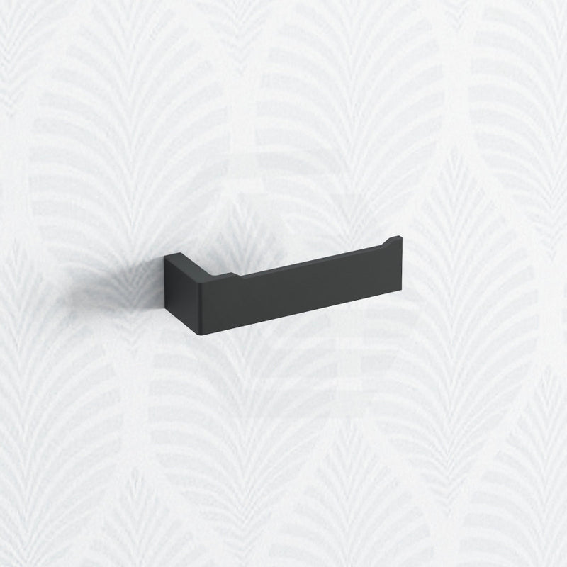 Norico Cavallo Square Matt Black Toilet Paper Holder Stainless Steel 304 Wall Mounted