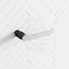 Norico Esperia 170Mm Chrome & Matt Black Toilet Paper Holder Stainless Steel 304 Wall Mounted