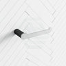 Norico Esperia 170Mm Chrome & Matt Black Toilet Paper Holder Stainless Steel 304 Wall Mounted