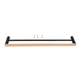 Esperia 800mm Black & Rose Gold Double Towel Rail Stainless Steel 304 Wall Mounted Rails