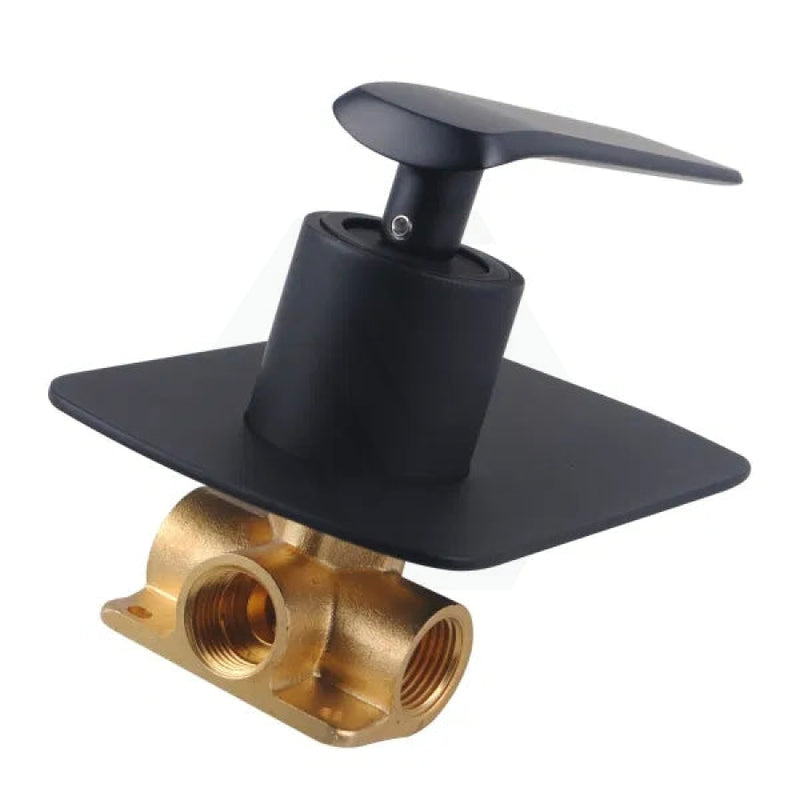Norico Esperia Black Solid Brass Wall Mounted Mixer For Shower And Bathtub Bathroom Products