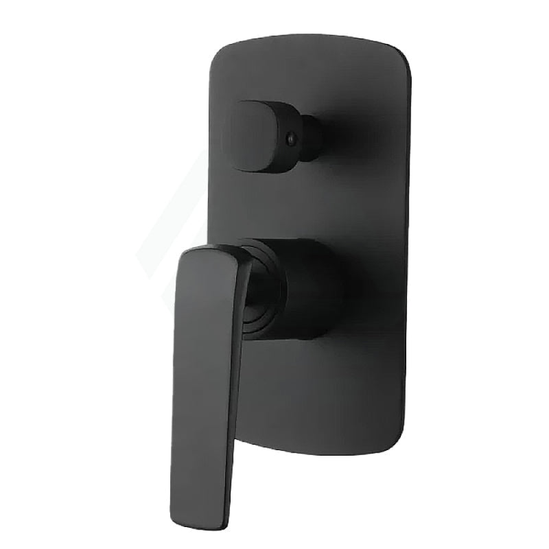Norico Esperia Black Solid Brass Wall Mounted Mixer With Diverter For Shower And Bathtub Bathroom