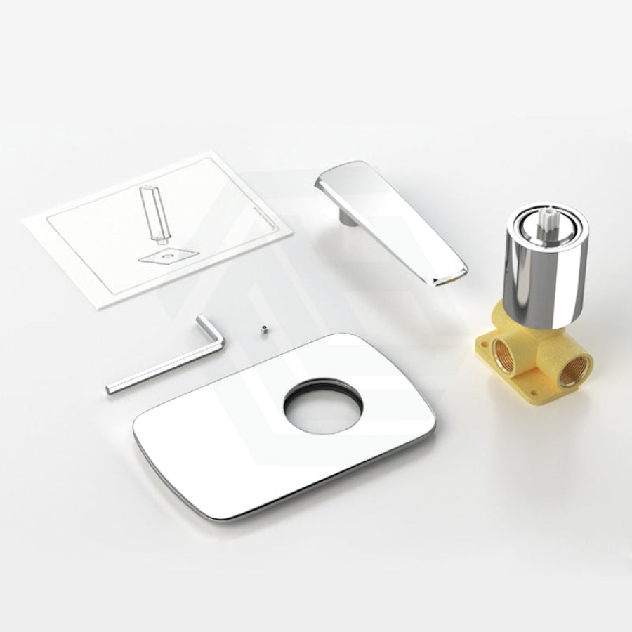 Norico Esperia Chrome Solid Brass Wall Mounted Mixer For Shower And Bathtub Bathroom Products