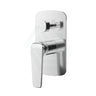 Norico Esperia Chrome Solid Brass Wall Mounted Mixer With Diverter For Shower And Bathtub Mixers