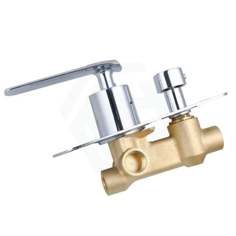 Norico Esperia Chrome Solid Brass Wall Mounted Mixer With Diverter For Shower And Bathtub Bathroom