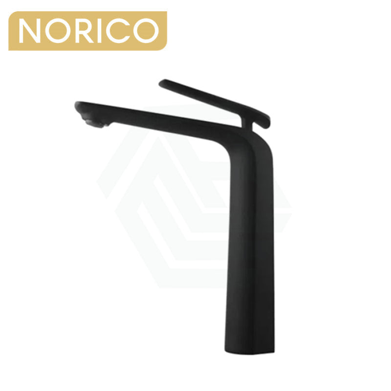 Norico Esperia Matt Black Solid Brass Tall Mixer For Basins Bathroom Products