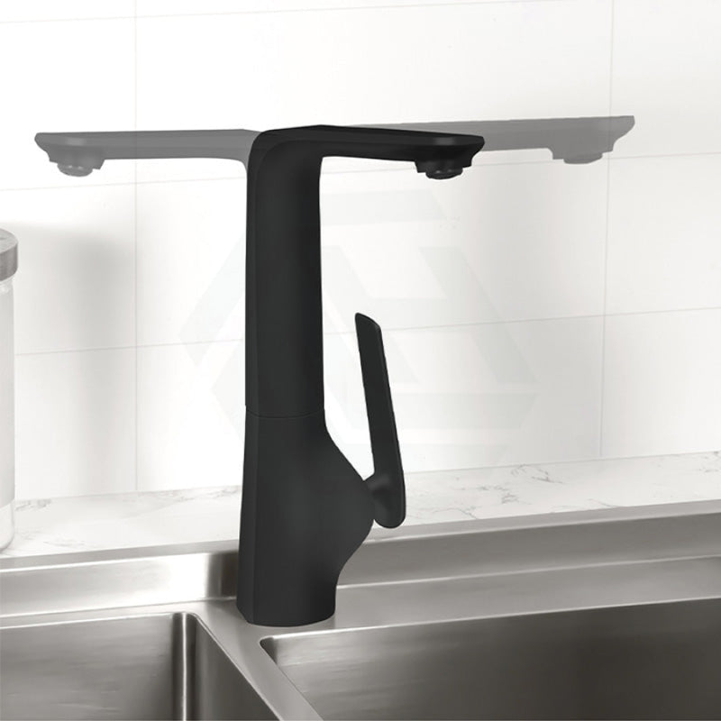 Norico Esperia Matt Black Solid Brass Tall Sink Mixer Tap For Kitchen Kitchen Products
