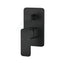 Nova New Brass Matt Black Bath/Shower Wall Mixer With Diverter Mixers With