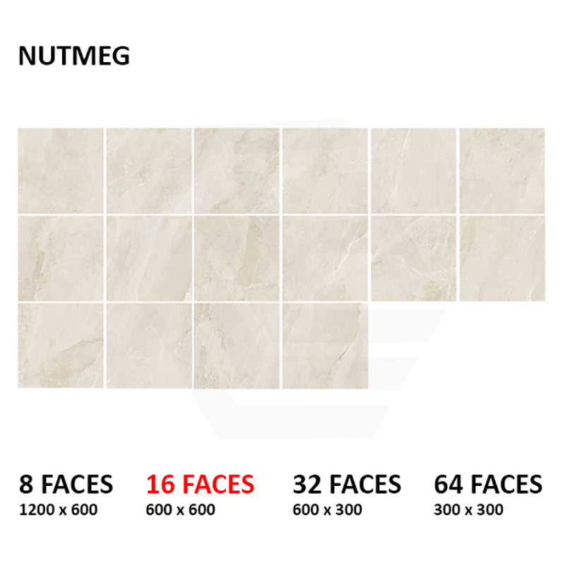 Capri Nutmeg Surface Tec Stone Look Beige 300/600/1200mm Tile