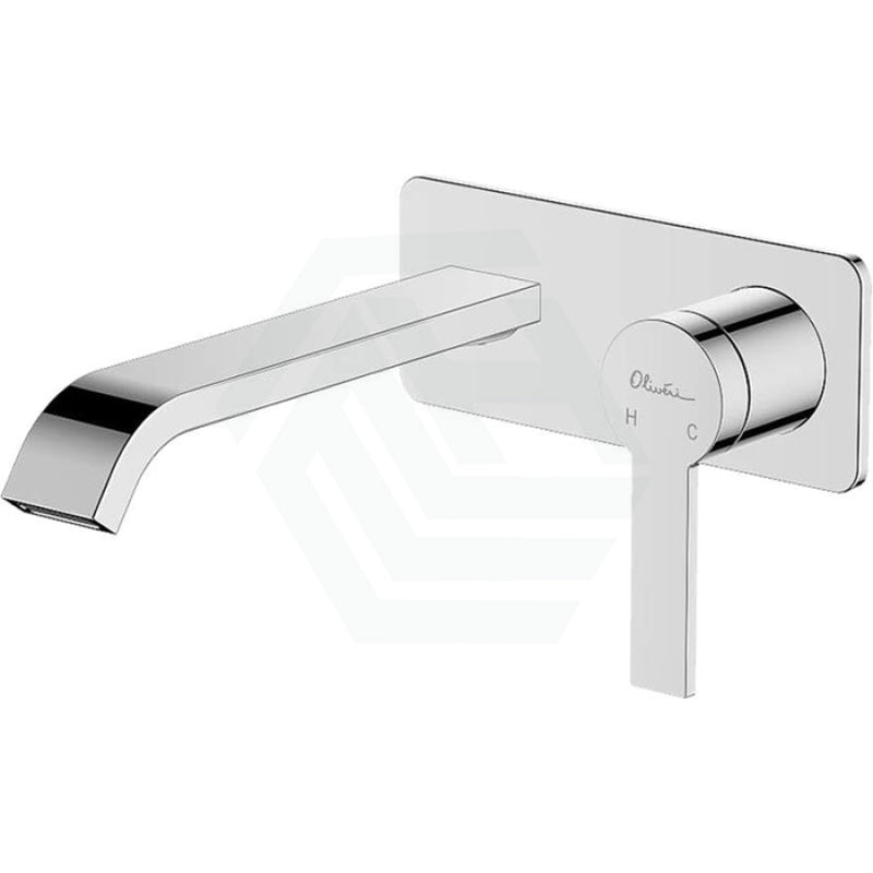 Oliveri Barcelona Chrome Brass Wall Mixer with Spout for Bathtub and Basin