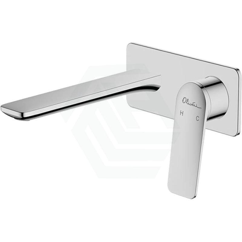 Oliveri Paris Chrome Brass Wall Mixer with Spout for Bathtub and Basin