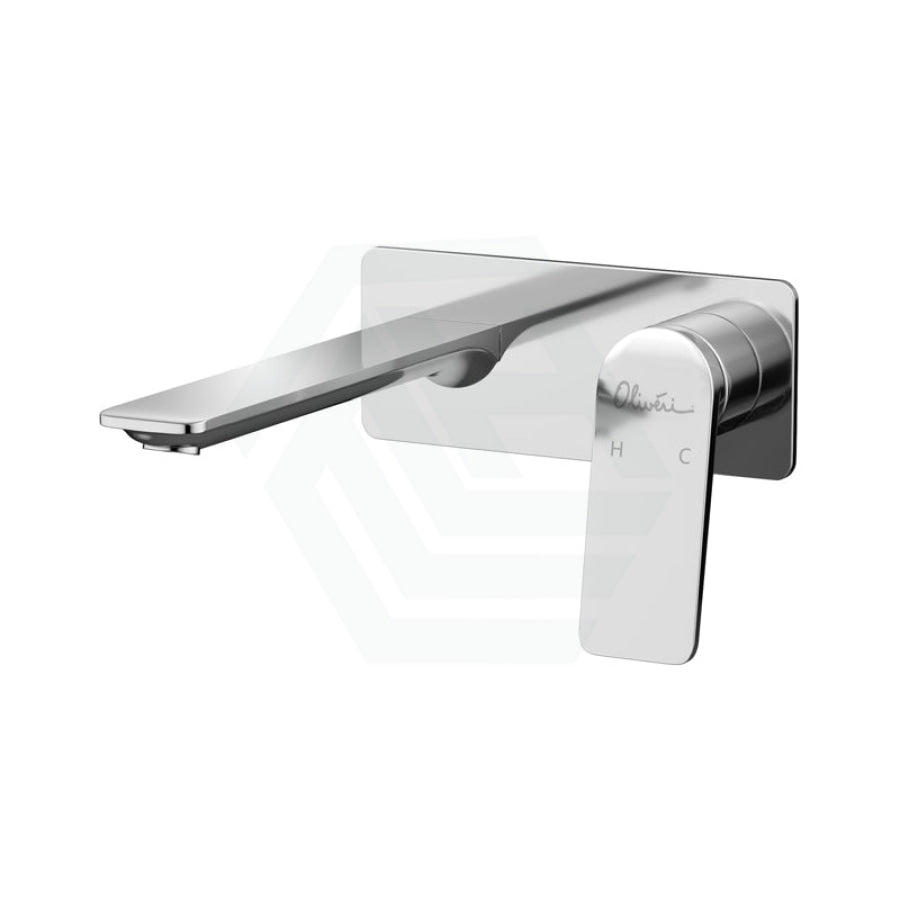 Oliveri Paris Chrome Brass Wall Mixer With Spout For Bathtub And Basin Mixers 