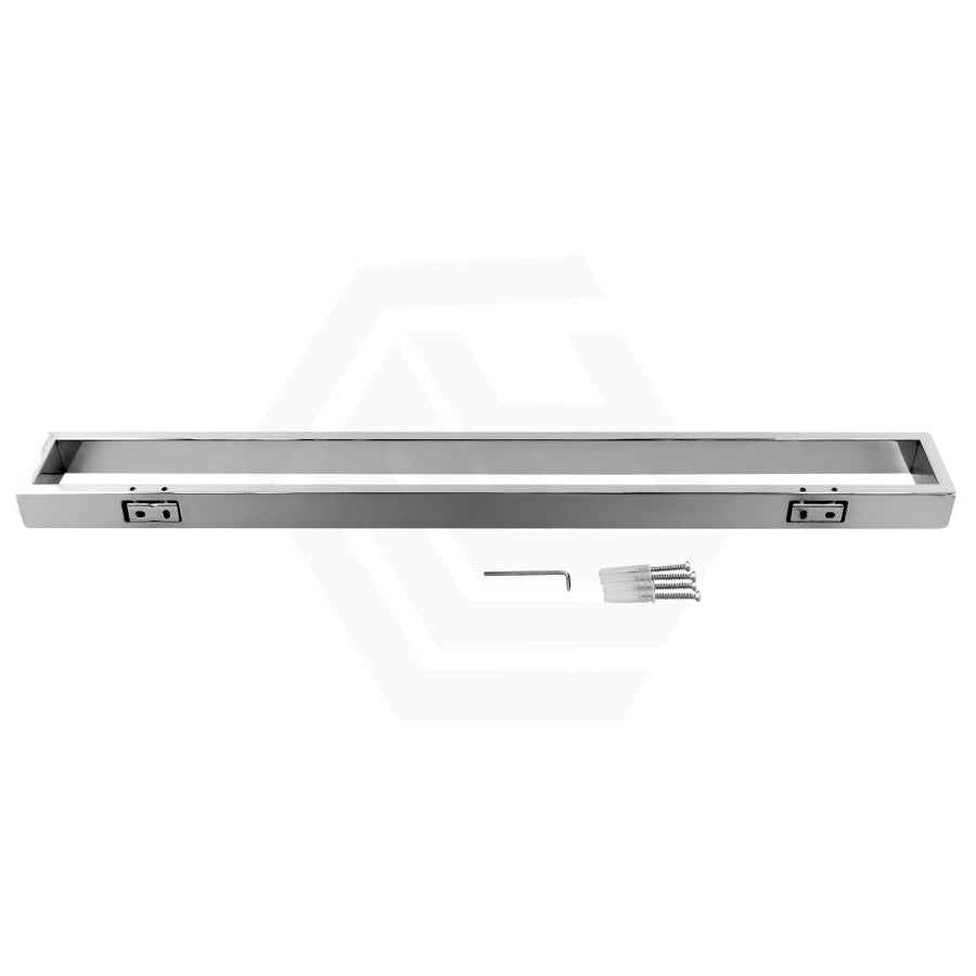 Omar 600/800mm Chrome Single Towel Rail Stainless Steel Bathroom Products