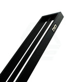 Omar 600/800mm Matt Black Double Towel Rail Bathroom Products