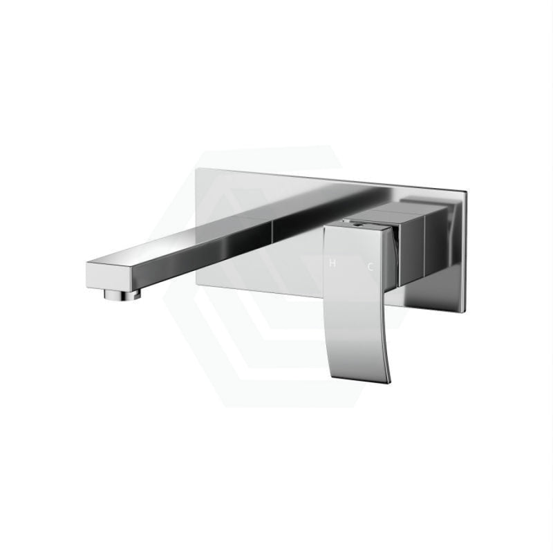 Omar Chrome Bathtub/Basin Wall Mixer With Spout Mounted Mixers