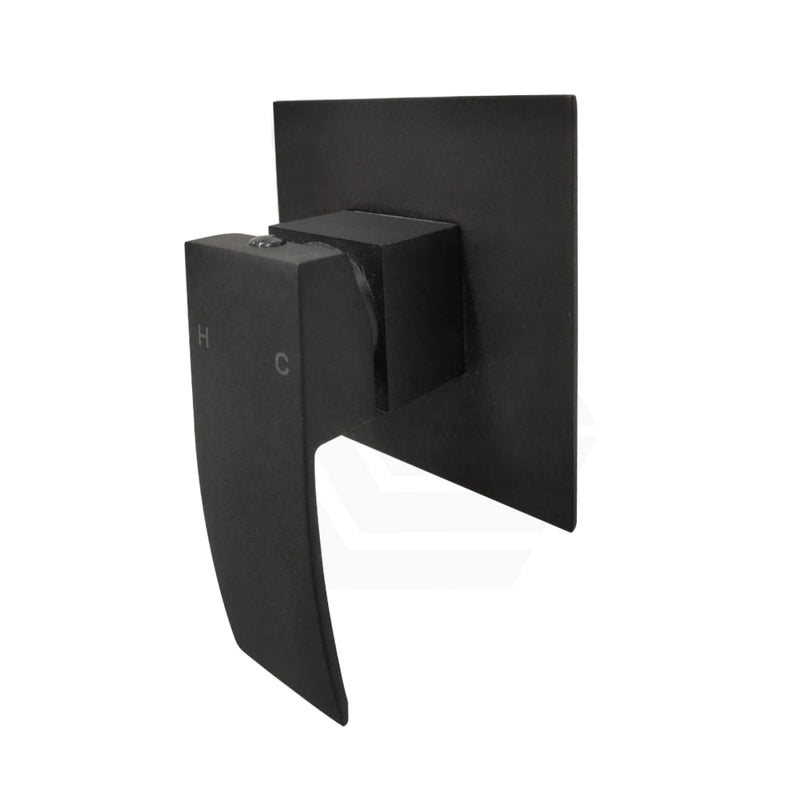Omar Square Black Shower/bath Wall Mixer Mounted Bathroom Products