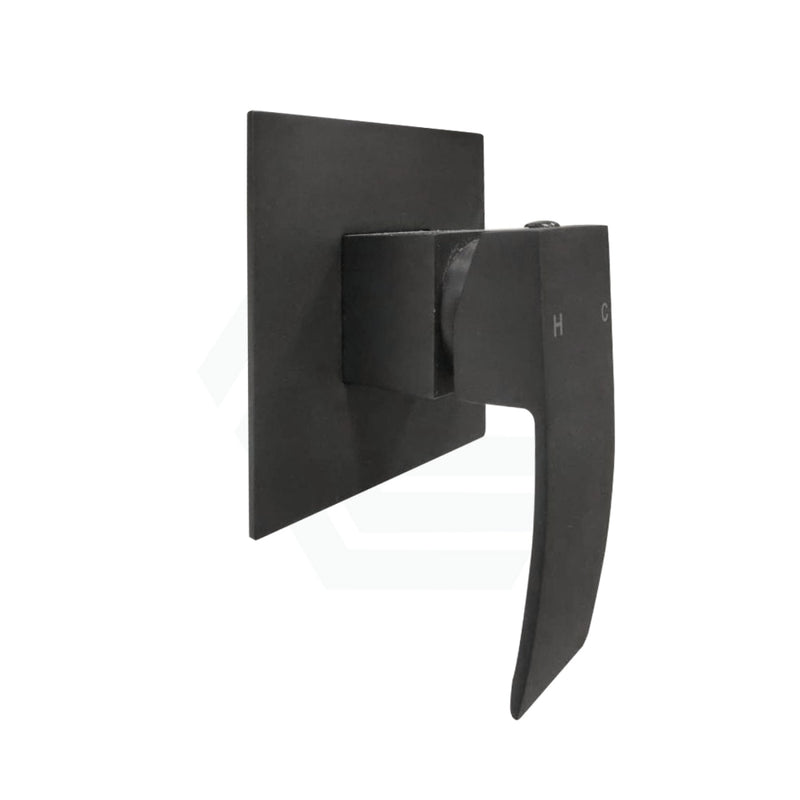 Omar Square Black Shower/bath Wall Mixer Mounted Bathroom Products