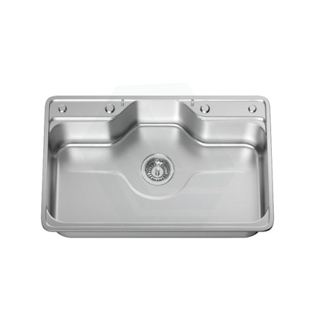 Osons 802X503X220Mm Single Bowl Top/Flush/Undermount Kitchen Sink 1Mm Thick Stainless Steel Sinks