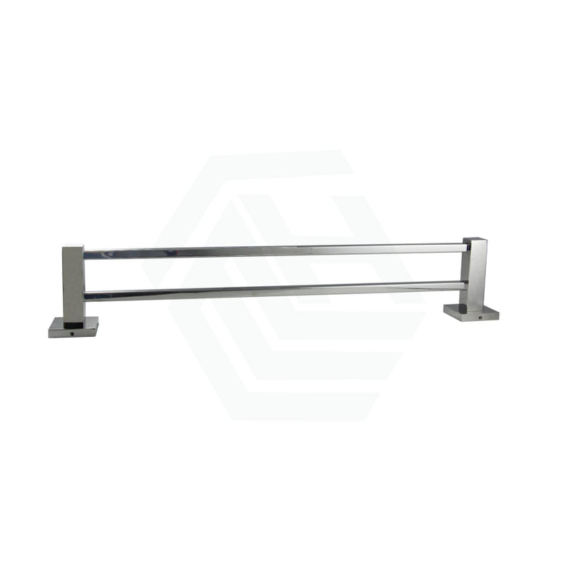 Ottimo 600/800Mm Chrome Double Towel Rail Stainless Steel Wall Mounted Bathroom Products