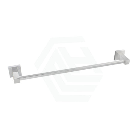 Ottimo 600/800mm Square Chrome Single Towel Rail Stainless Steel Wall Mounted Bathroom Products