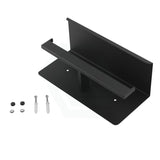 Ottimo Black Double Toilet Paper Holder Stainless Steel Wall Mounted