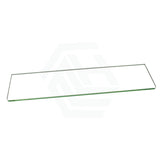 Ottimo Black Glass Shelf Holder 500Mm Stainless Steel